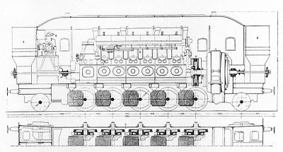 Diagram of the Lomonossoff Locomotive