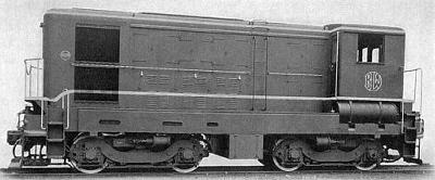 Baldwin 660-Horsepower Diesel - Electric Locomotive Number 62,000