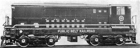 One of Three 900-Horse-power Diesel-Electric Switching and Transfer Locomotives