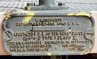 CRRX 4027 Builder's Plate
